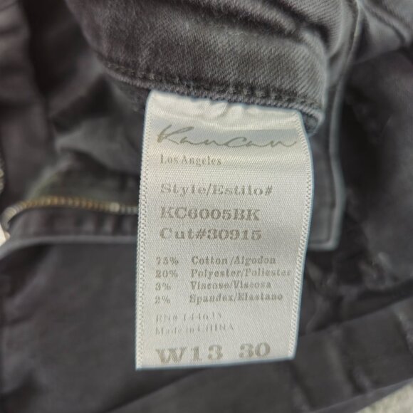 KanCan Shorts Womens 30 Distressed Denim Mid Rise Rolled Hem Casual Summer - Picture 5 of 16